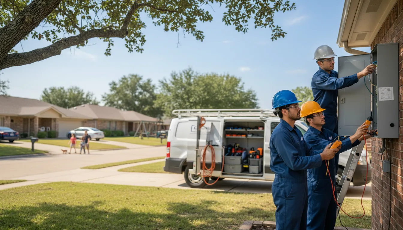 Certified electrician providing emergency electrical services in Tolono, IL